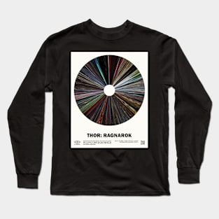 minimal_Thor: Ragnarok Warp Barcode Movie Long Sleeve T-Shirt